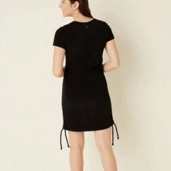 Victorias Secret Pink Beach Terry Ruched Sides Dress Black Xsmall - Picture 5 of 10